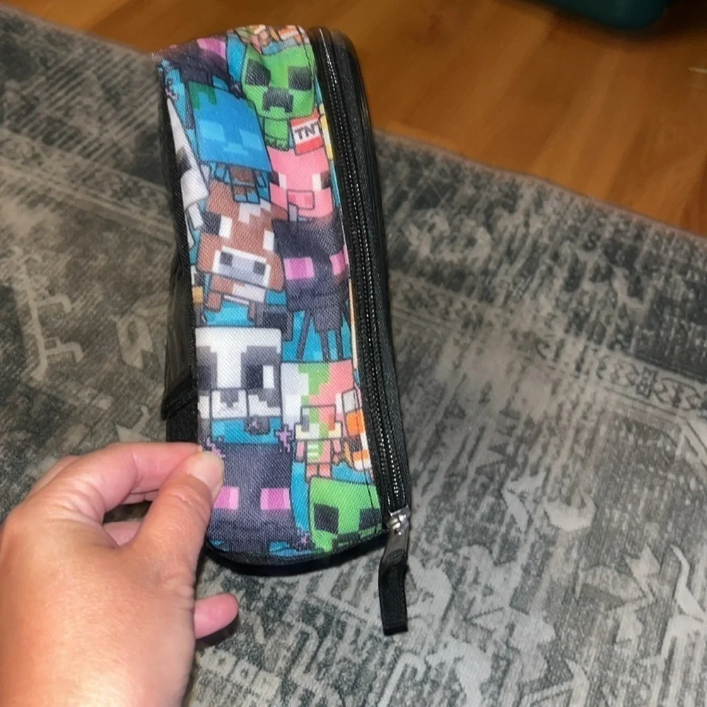 Green Minecraft Lunch Bag
